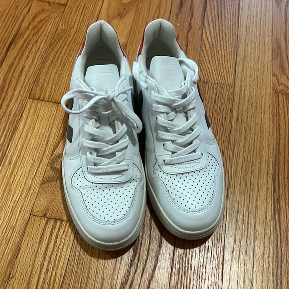 Veja V10 sneakers blue and red s 39/us 8 - Picture 3 of 6